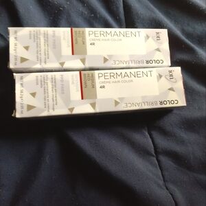 Sally's Permanent Hair Dye Medium Brown and Brazilian Booty Cream